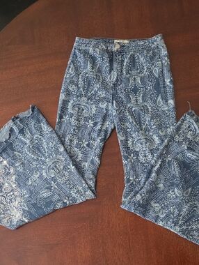 Free People Blue Flare & Wide-Leg Jeans